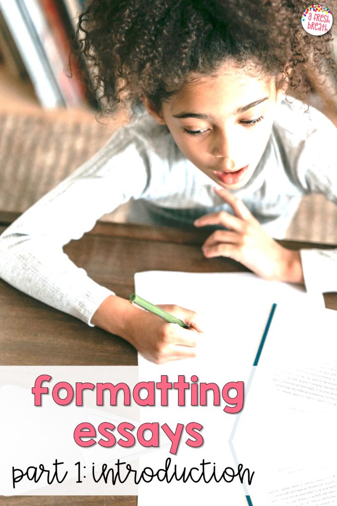 formatting help
